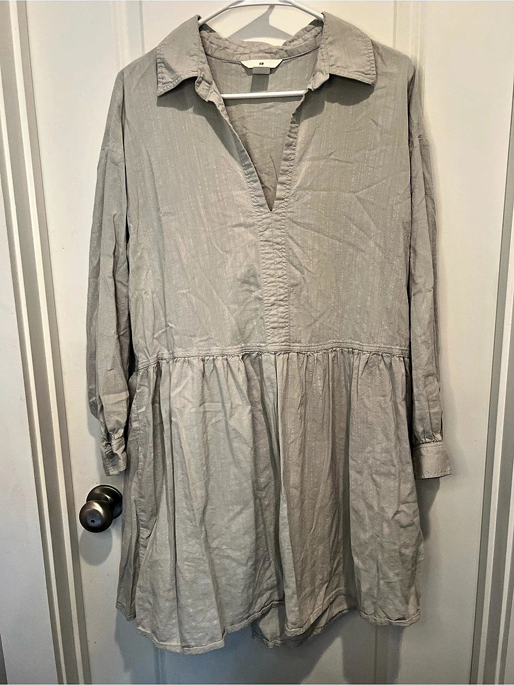 H&M Cotton Mini Shirt Dress/ Tunic